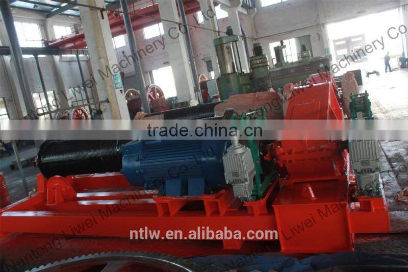 new design 65KN double drum high speed electric winch for sale