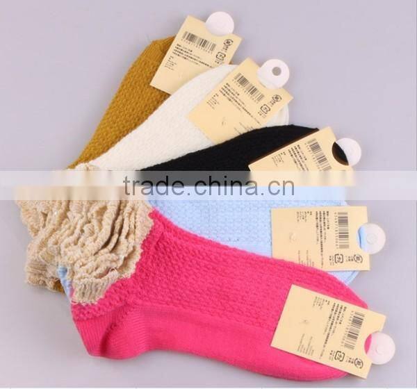boat socks womens liner socks no show Retro Ruffle Frilly mesh cotton short lace ankle socks mix colours