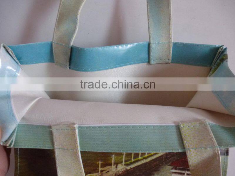Wholesale offset printing pvc bag,glossy pvc bag,clear pvc shopping bag