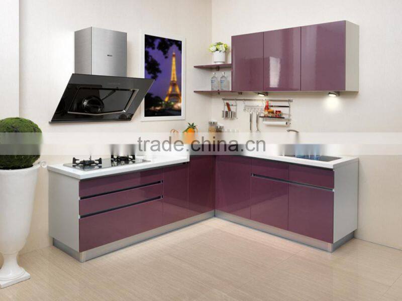 Customized prefab kitchen cabinet model
