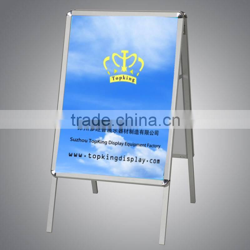Outdoor Foldable double sided A frame advertising board, advertising sign