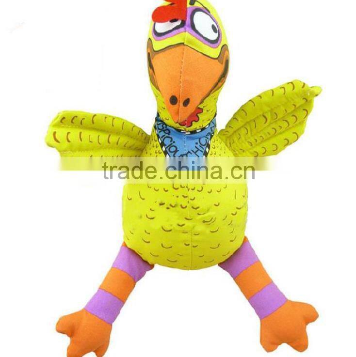 Cotton rope toy ,CC193 7 inch yellow plush toy for sale