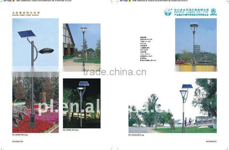 cast iron solar LED garden lights from China manufacturer (energy saving)
