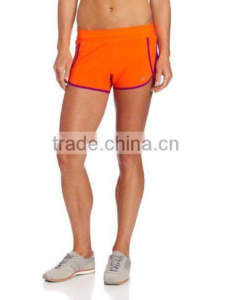 100% polyester dry fit mesh shorts for lady
