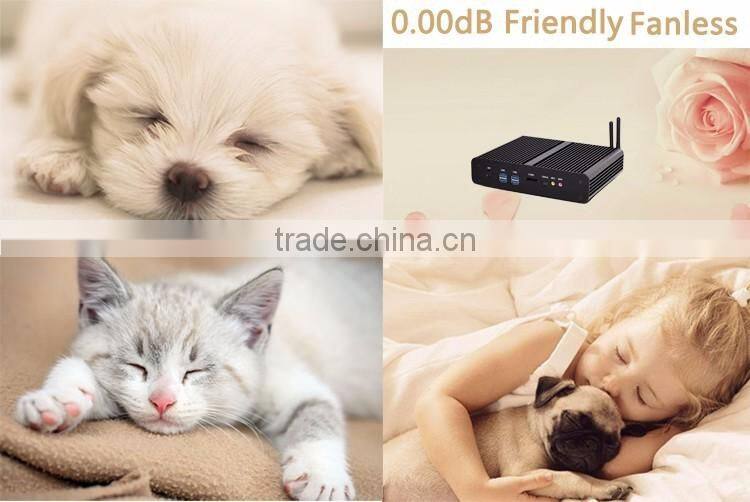 2016 best pc Intel Core i7-5650U Barebone Fanless mini PC i7 4M Cache up to 3.20 GHz support HD 4K resolution wifi