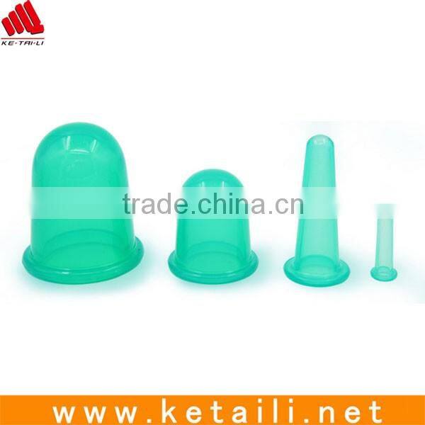 Factory Wholesale high quality Silicone cupping set and silicone massage chinese cupping set