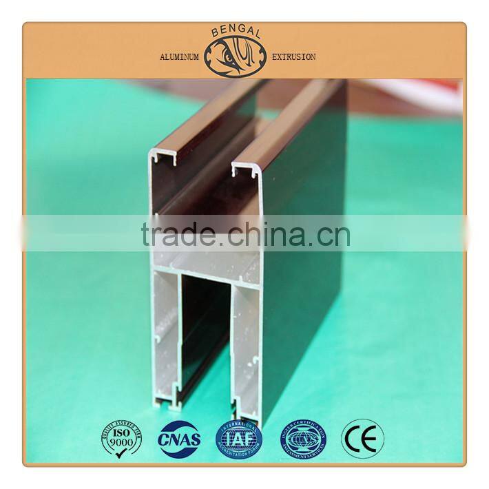 Alloy 6063 Aluminum Profile for Sliding Door , Aluminum Sliding Door Profile Factory in Foshan