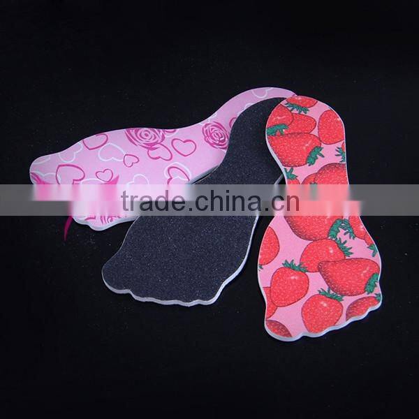 Foot shape nail file,cute design nail art foot design nail file