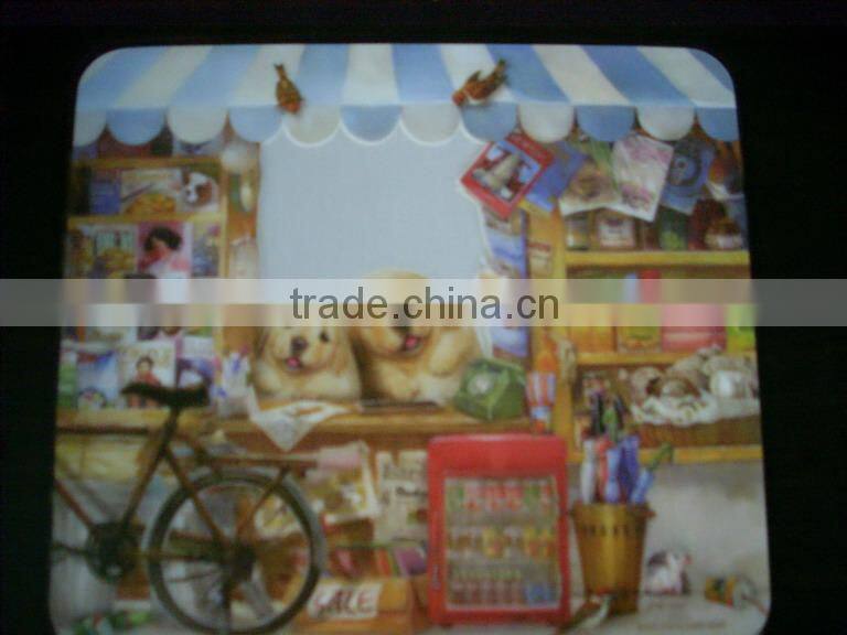 Rubber kids table mats/ plastic carton desk mat/ kid plastic play mat