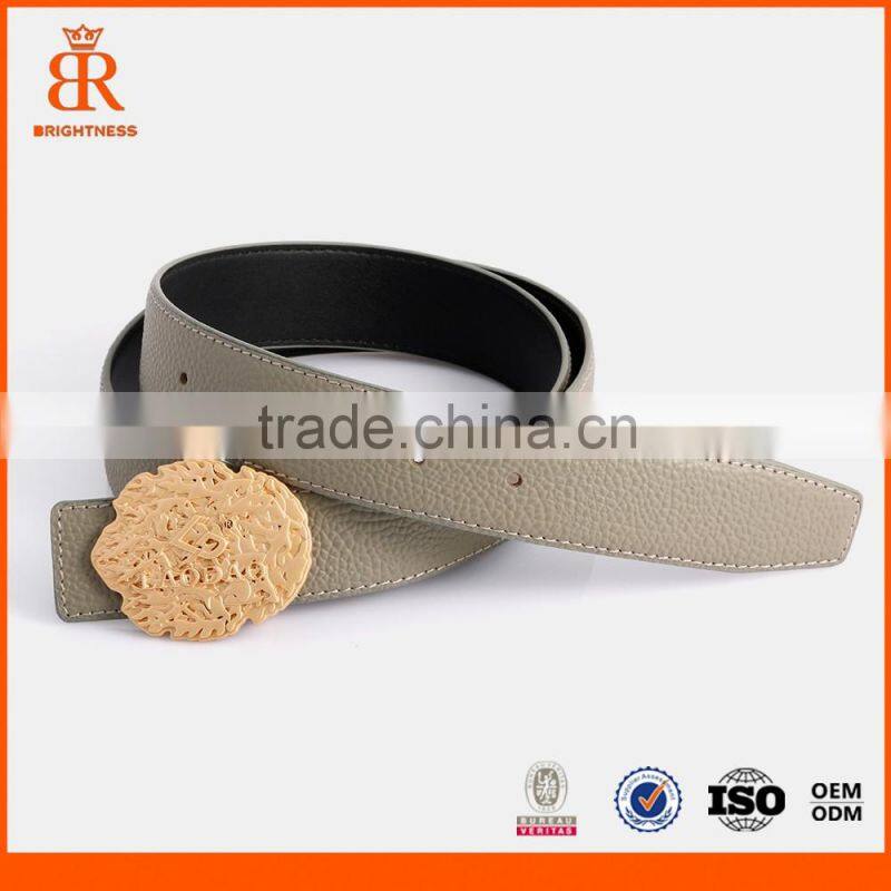 Men leather belts with removable buckles men belt buckles automatic buckle leather belt