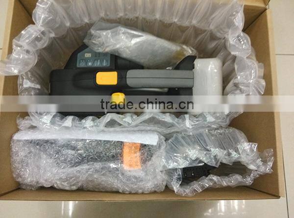 Electric battery powered light weight pallet bundle portable handheld manual PET plastic strapping band machine tools