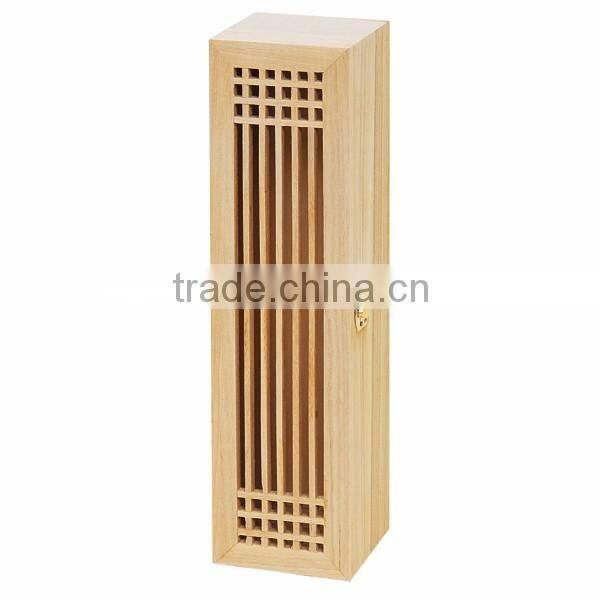 Trade assurance Custom inexpensive single bottle Wooden Wine Box With handle