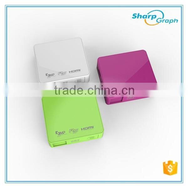 In Stock!!! 2016 UNIC Mini Full HD DLP HDMI Projector UC50 Pico 3D LED Projeksiyon Proyector Screen