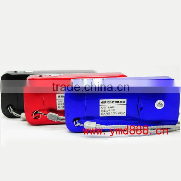 L-088 portable music radio speaker,OEM order is welcomed