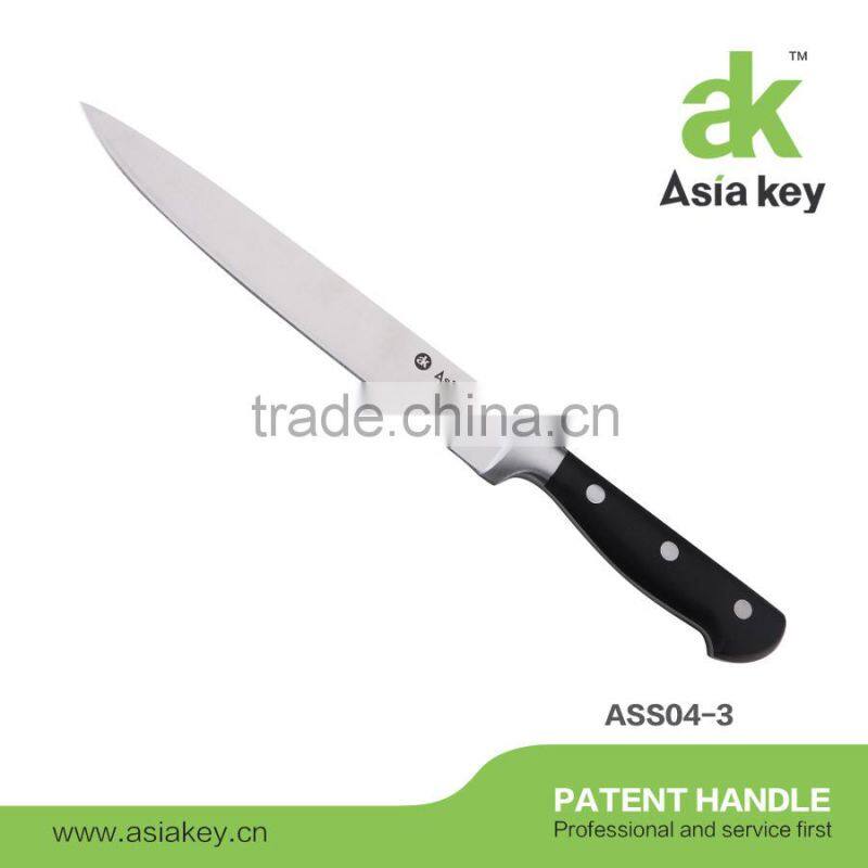 Advanced Stainless Steel Kitchen Knife,Black Handle,3cr14 blade