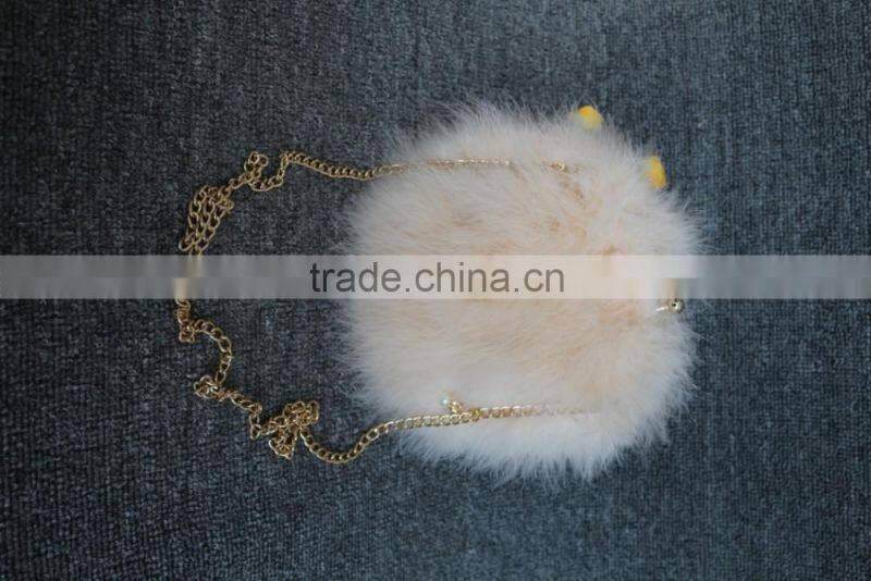 Fashion fur key bag for women bag / turkey fur key case / Real fur key holders