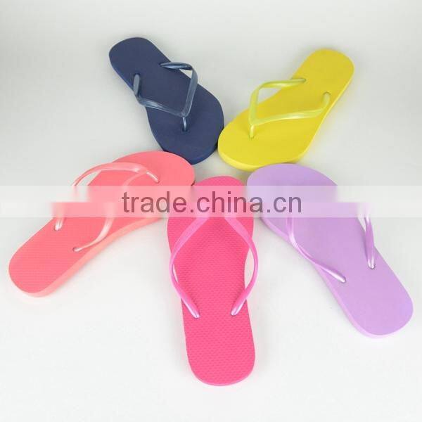 2015 customized beach promotional eva slippers