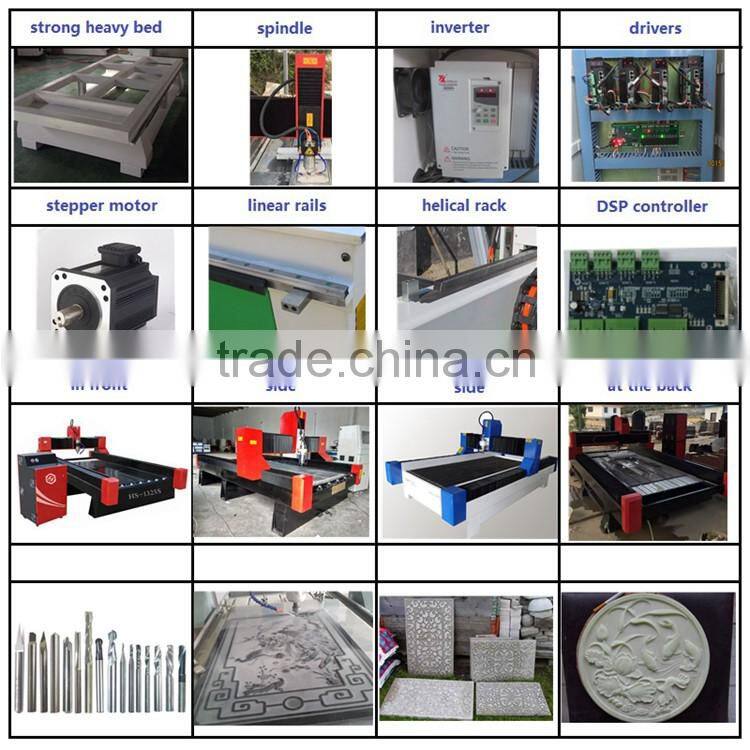 HS 1325 cnc marble granite cutting jewelry engraving machine price