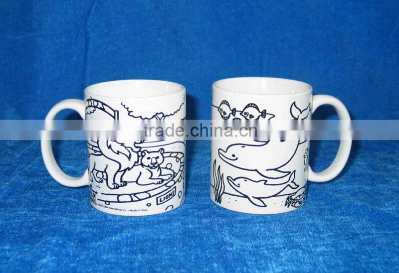 11oz Stoneware Drawing Mug for Premiums