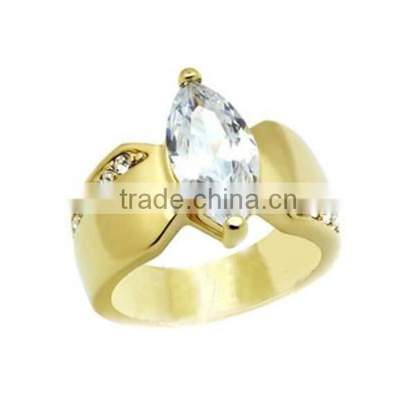 316L best selling casting rings heart shapd stainless steel jewelry latest gold rings design for women with price (LR9220-2)