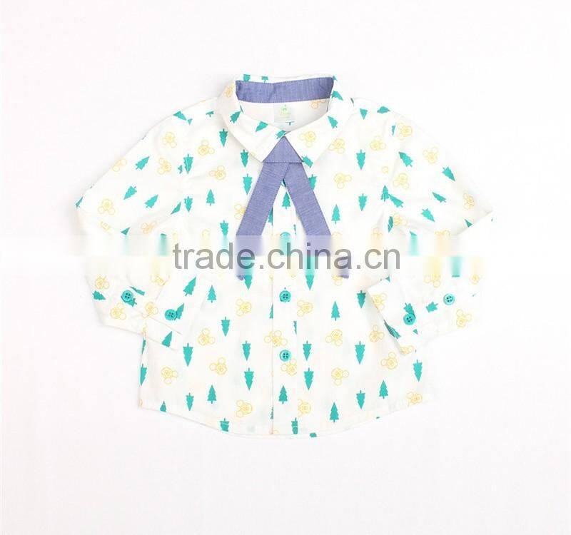 lovely allover printing softtextilekids cartoon shirt