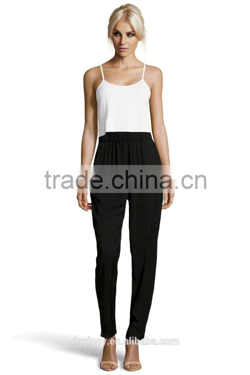 New Arrival Sexy Women Boutique Elasticated Waist Tailored Pants