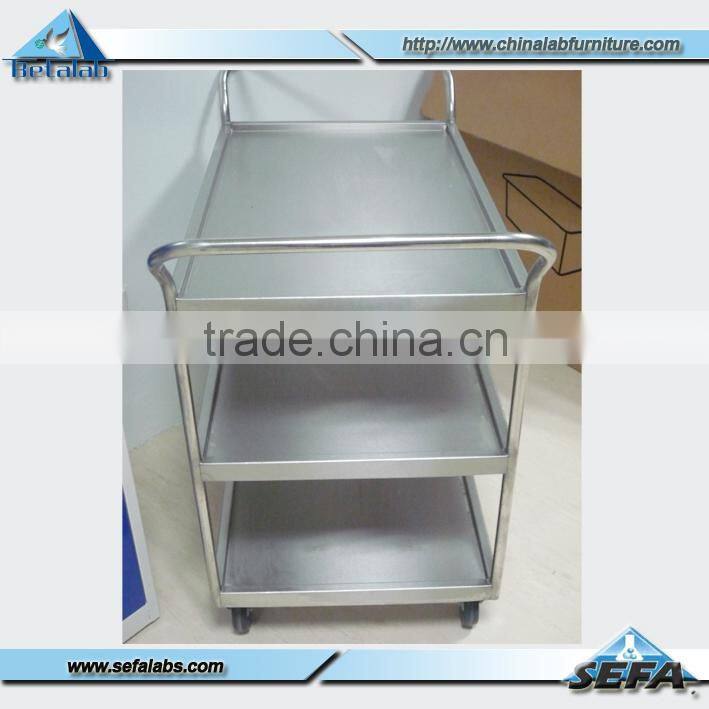 Stainless Steel Flexible Laboratory Hand Trolley