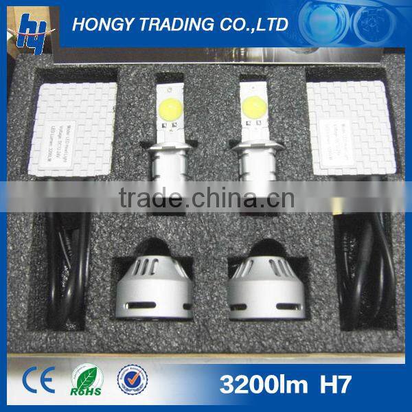 car headlight bulbs h7 6400lm