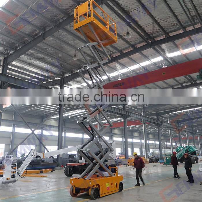 Cheap price electric scissor lift aerial work platform