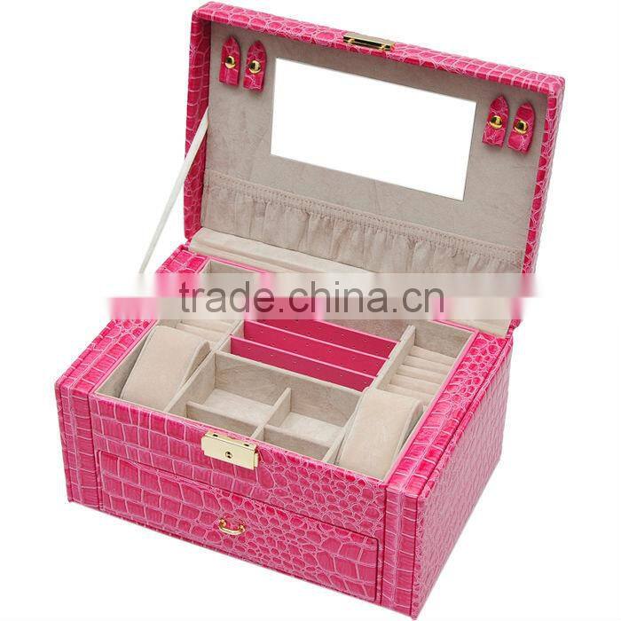 Fashionable Leather Cosmetic Box, Cosmetic case /Dressing Case