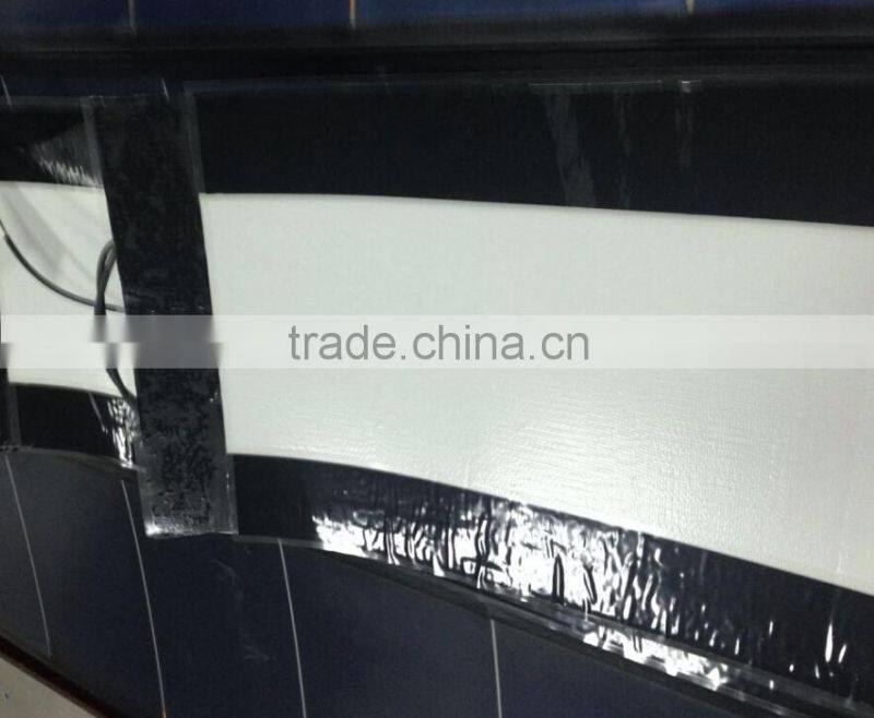 144W 24V 5392*378mm metal rooftop solution flexible solar PV laminate