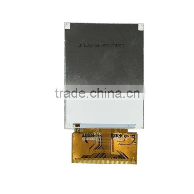2.4 inch MPU interface lcd screen in china lcd tv QVGA 240x320 normal viewing angle TFT with TP