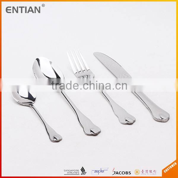 Japanese dinnerware luxury cutlery set18/10 stainless steel flatware