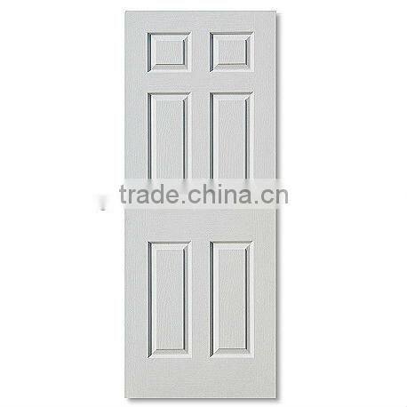 white primer hdf door skin 2 panels