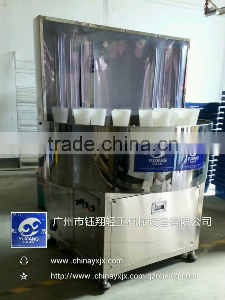 2015 hot sale semi-automatic bottle washing machine with factory price