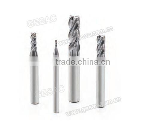 4 Flute Stub Length Tungsten Carbide End Mill for Stainless Steel Milling