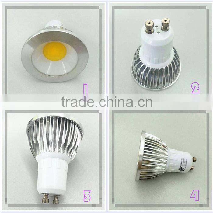 Latest technology gu10 led spotlight 180LM 220v led spot light 50mm gu10 led bulb
