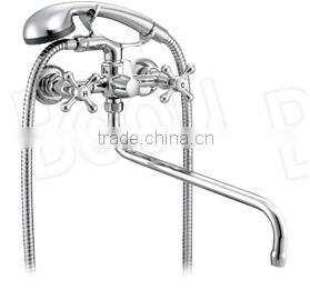(5306-2)zinc cross handle bathroom taps