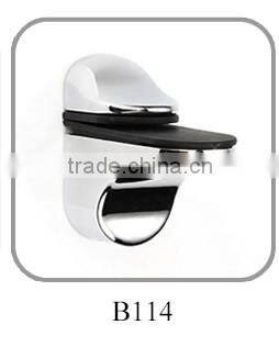 High quality small flat metal aluminum glass holding clips