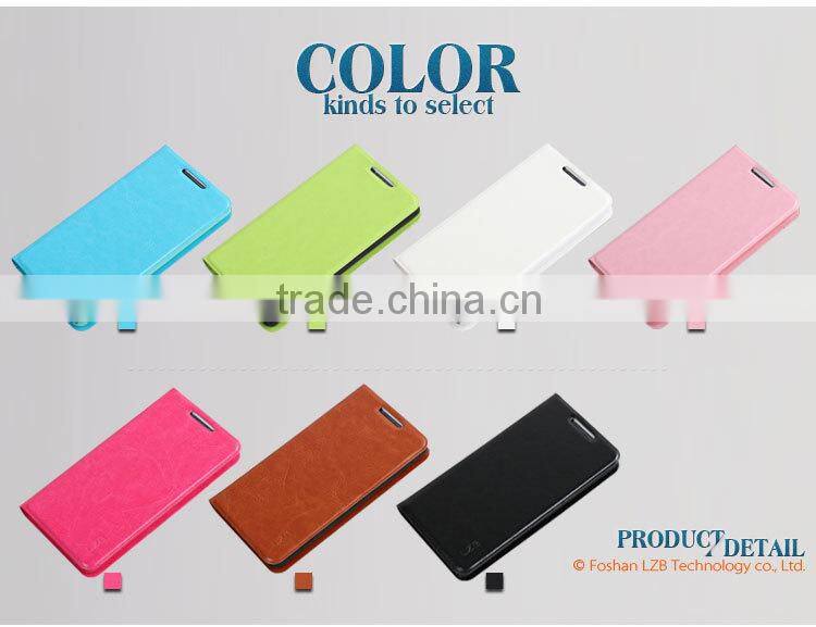 LZB Wholesale hot selling flip wallet case cover for xiaomi mi3,for xiaomi mi3 case, waterproof case for xiaomi mi3