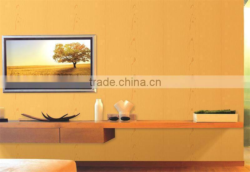 2015 hot embossed spring nonwoven decorative room wallpaper