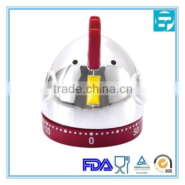 High quality metal steel bird shape kitchen timer