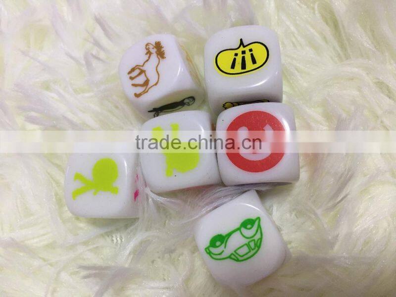 custom printed dice