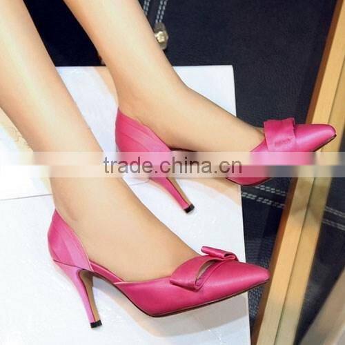 2015 New design fish-pattern genuine leather high heel pump dress shoes CP5860