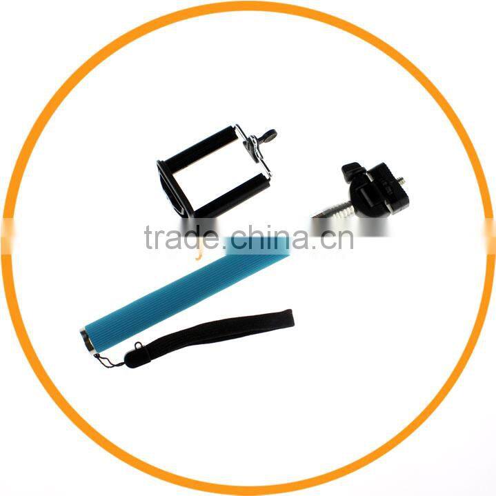 Z07-1+L ( U clip 5.5-8.5cm) Mobile Phone Monopod for Note 3 S5 S4 S3, 5G 5C 5S from dailyetech