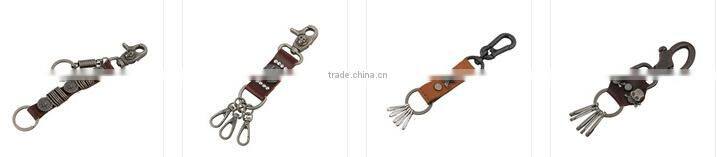 Men's Vintage leather accessories leather keychain
