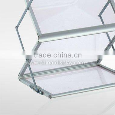 Portable Z shape Brochure Stand display for exhibition Show