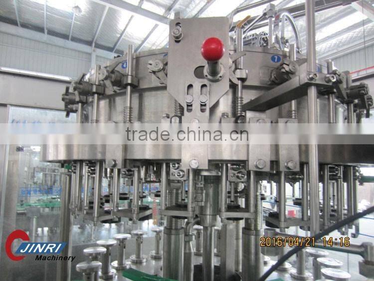 glass bottle beer filling plant/beer packing machine