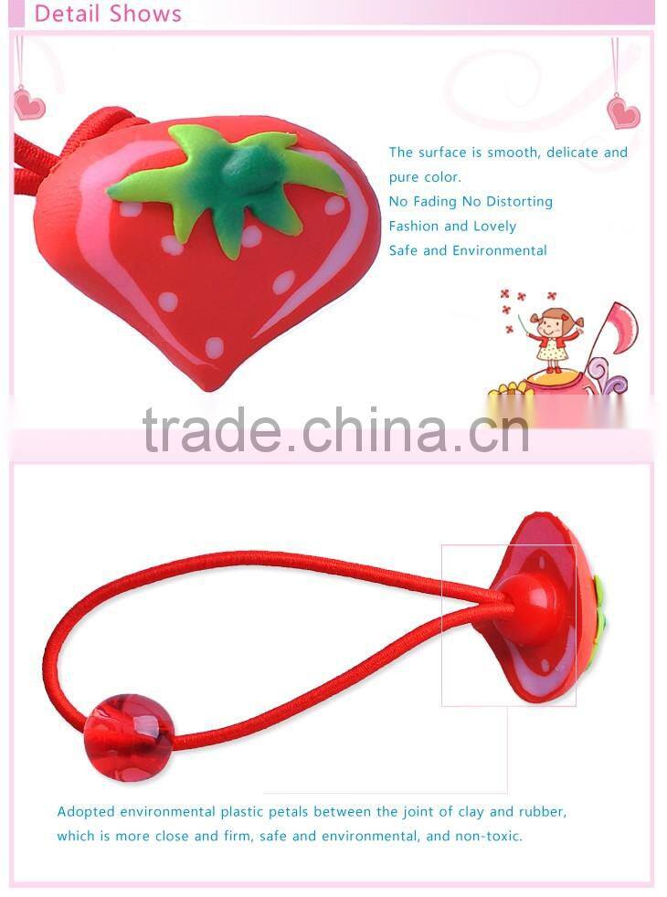 New design hair band strwaberry pendant kids hairband hair accessories wholesale