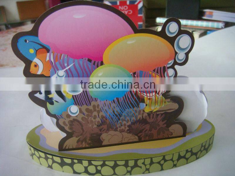 custom logo sticky note in different shapes